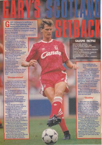 Gillespie's Scotland setback