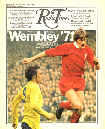 Cover of the Radio Times in 1971