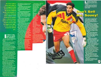 Don't sell me Souey! says David James
