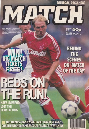 Match cover on 2 December 1989