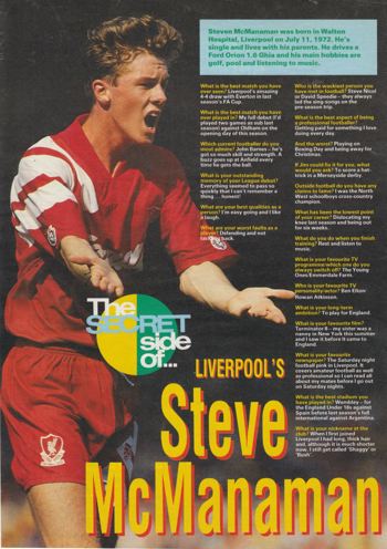 The Secret side of Liverpool's Steve McManaman