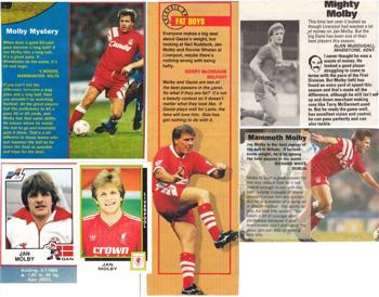 Page from Arnie's scrapbook (editor of LFChistory.net)