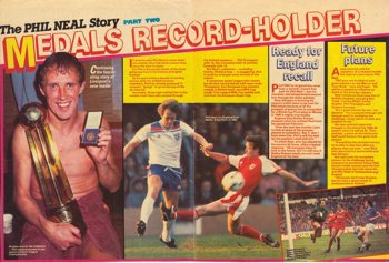 Medals record-holder - Phil Neal