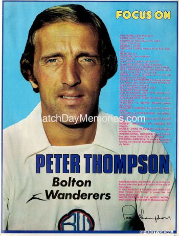 Focus on Bolton's Peter Thompson