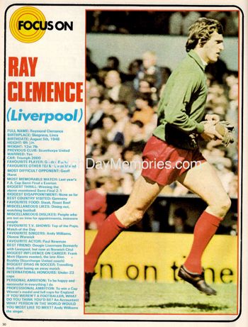 Focus on Ray Clemence