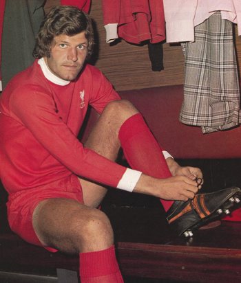 Poster of John Toshack getting ready at the start of his Liverpool career