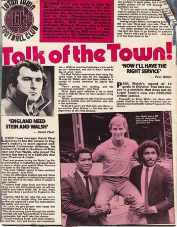 Talk of the town - 1982
