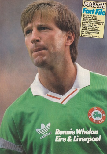 Match factfile - Ronnie Whelan