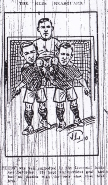 Sketch of Augustus Beeby from the Liverpool Echo