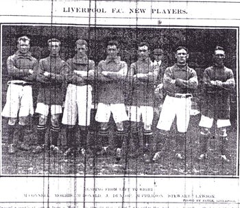 An image of Liverpool's newcomers from the Liverpool Echo