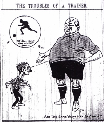 Sketch of the season's beginnings from the Liverpool Echo