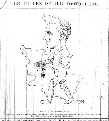 Sketch of Ephraim Longworth from the Liverpool Echo