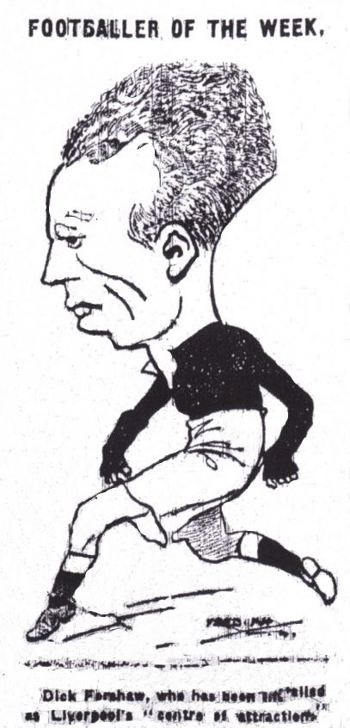 Profile sketch from Liverpool Echo - 1924/25
