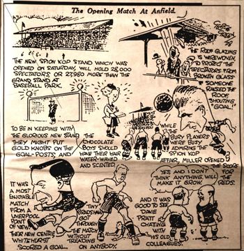 The opening match at Anfield - Sketch from Echo