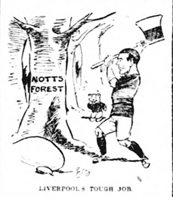Liverpool Courier sketch - Liverpool's tough job