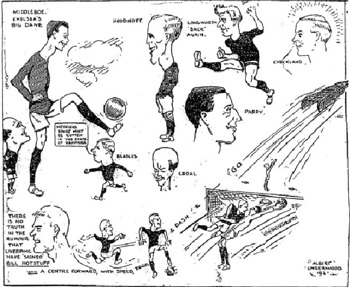 Liverpool Courier sketch - courtesy of Billy Smith