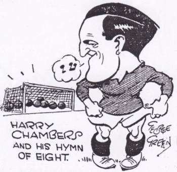 Harry Chambers and his hymn of eight (sketch) - October 1934