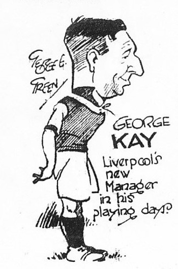 Liverpool's manager in his playing days (sketch) - August 1936
