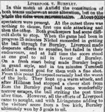 Liverpool Mercury report