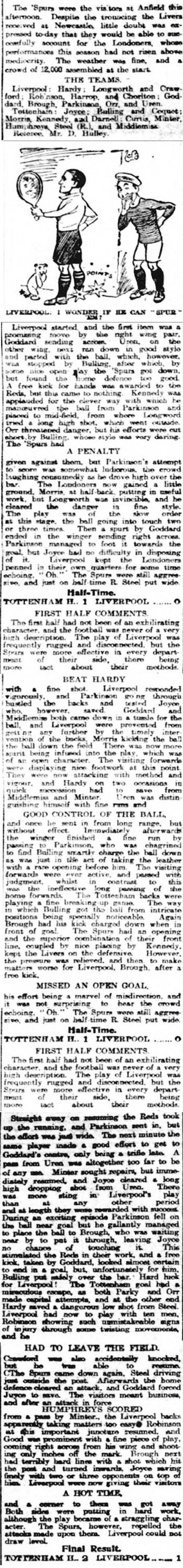 Football Express report - courtesy of Kjell Hanssen