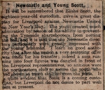Elisha makes Newcastle sit up and notice!