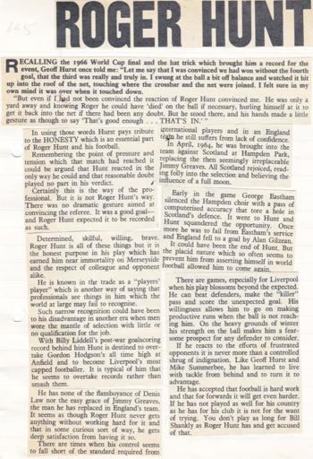 A player's player - from the 1967/68 season