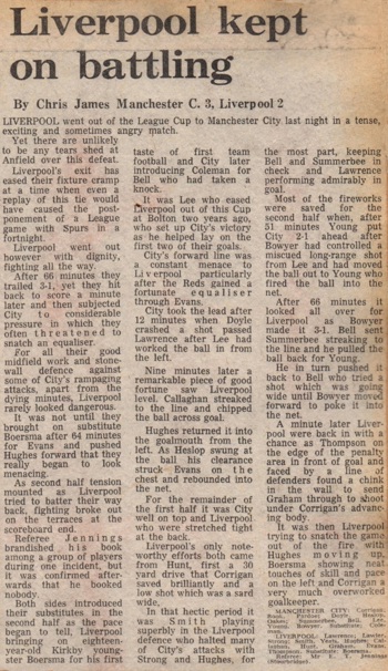 Liverpool kept on battling