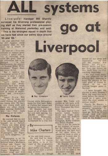 All systems go for Liverpool