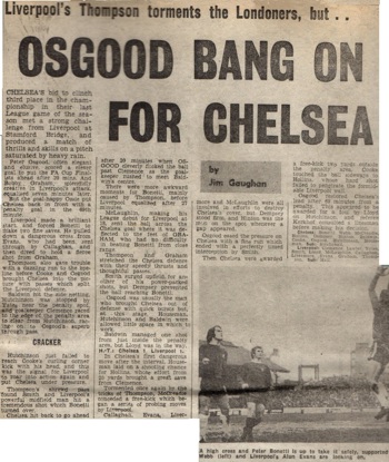 Osgood bang on for Chelsea
