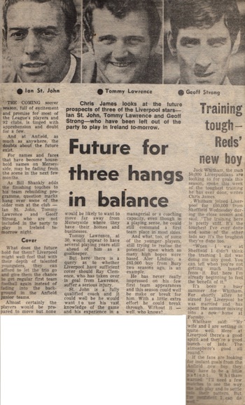 Future for three hangs in balance - August 1970