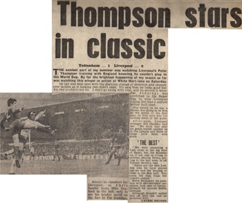 Thompson stars in classic- 10 October 1970