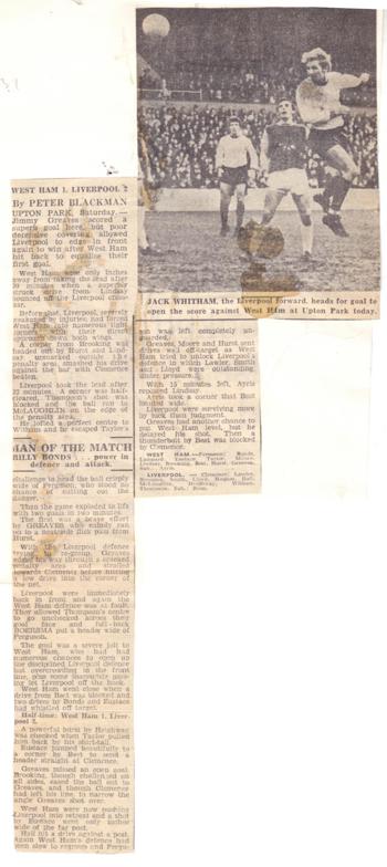 Liverpool reserves rally against Hammers' yesterday's men