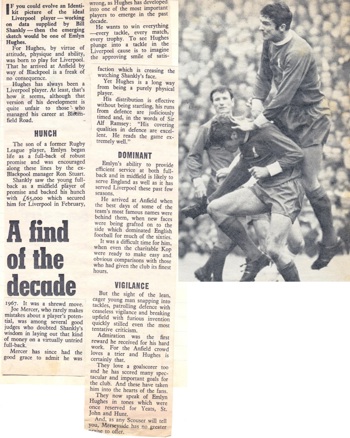 A find of the decade - Emlyn Hughes