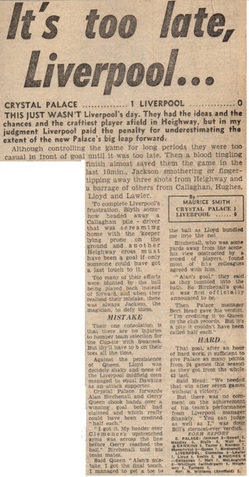 It's too late Liverpool