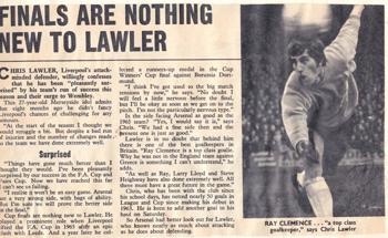 Finals nothing new to Lawler - from May 1971