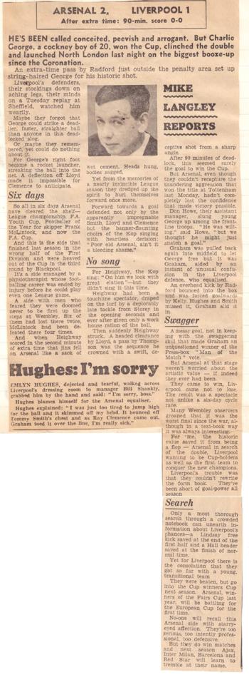 A Cockney boy of 20 delivers knock-out!