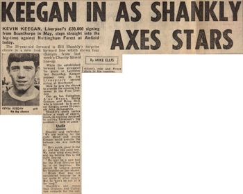 Keegan in as Shankly axes stars