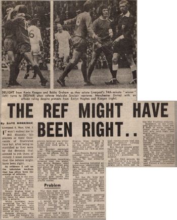 The ref might have been right