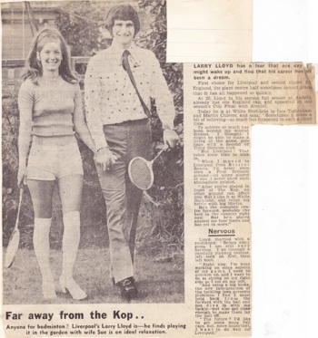 Living the dream - in the 1971/72 campaign