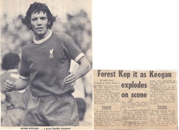 Keegan explodes on the scene on 14 August 1971