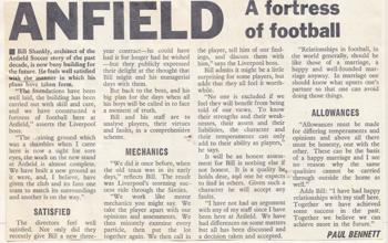 Anfield a fortress of football