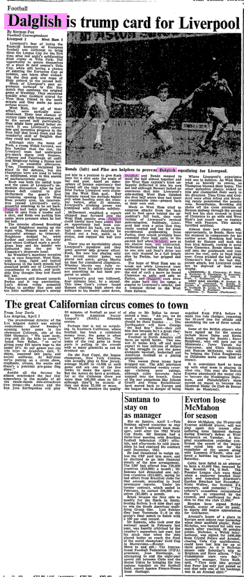 Dalglish trump card for Liverpool - The Times