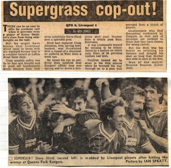 Supergrass cop out!