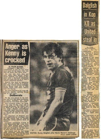Kenny crocked! - (from Grant Boone's scrapbook)