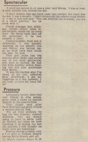 Press cutting