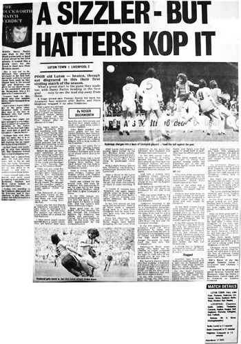 A Sizzler But Hatters Kop It