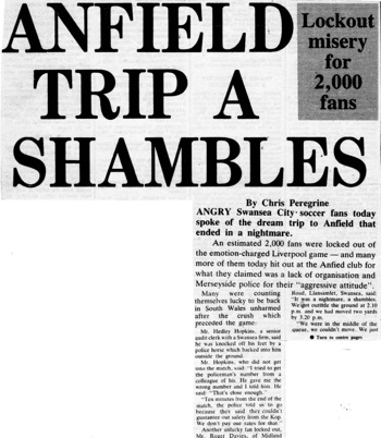 Anfield Trip A Shambles