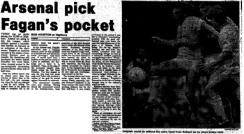 Arsenal pick Fagans pocket