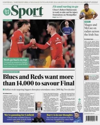 Belfast Telegraph Backpage