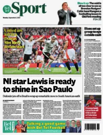 Belfast Telegraph Backpage
